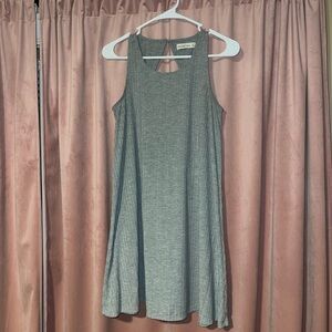 Abercrombie & Fitch grey open back sleeveless dress